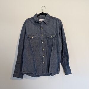 George Martha Blue Denim Button Up Size Extra Large